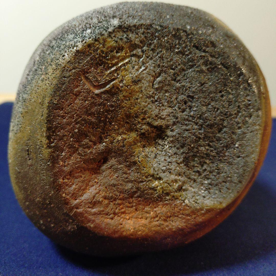 【備前焼】中村六郎　備前窯変徳利