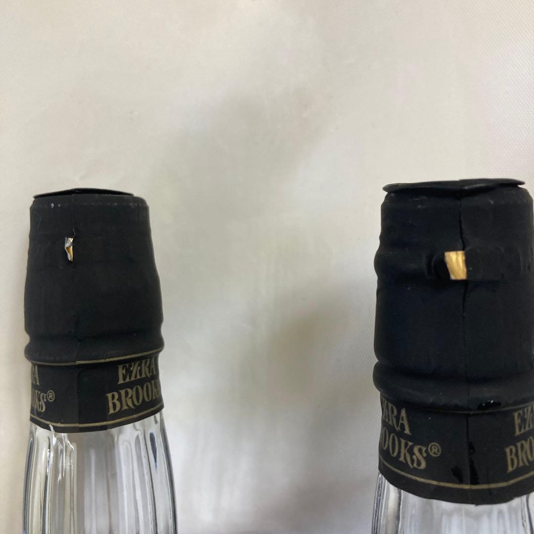 エズラブルックス　ブラックBourbon Whiskey 750ml 2本セット