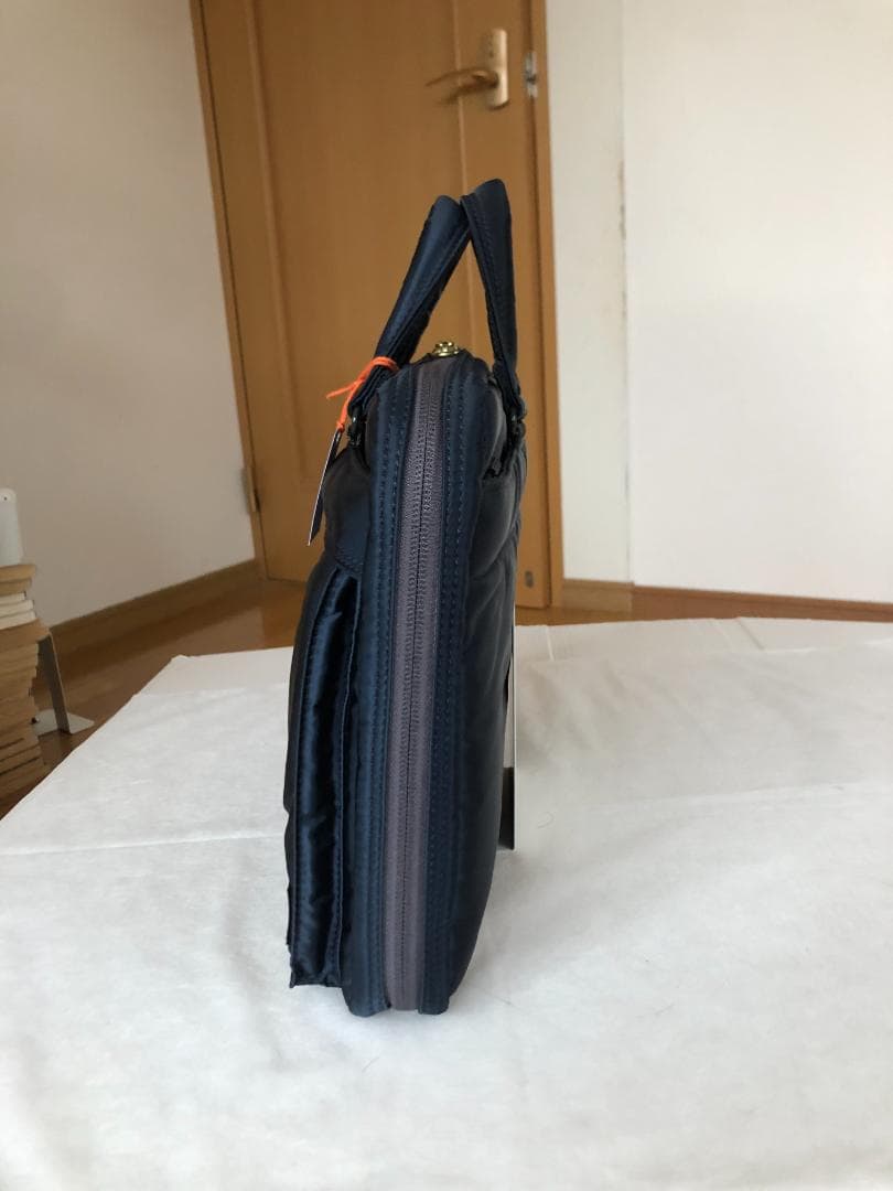激美品　ポーター　PX　タンカー　ブリーフケース　アイアンブルー　ビジネス　PC