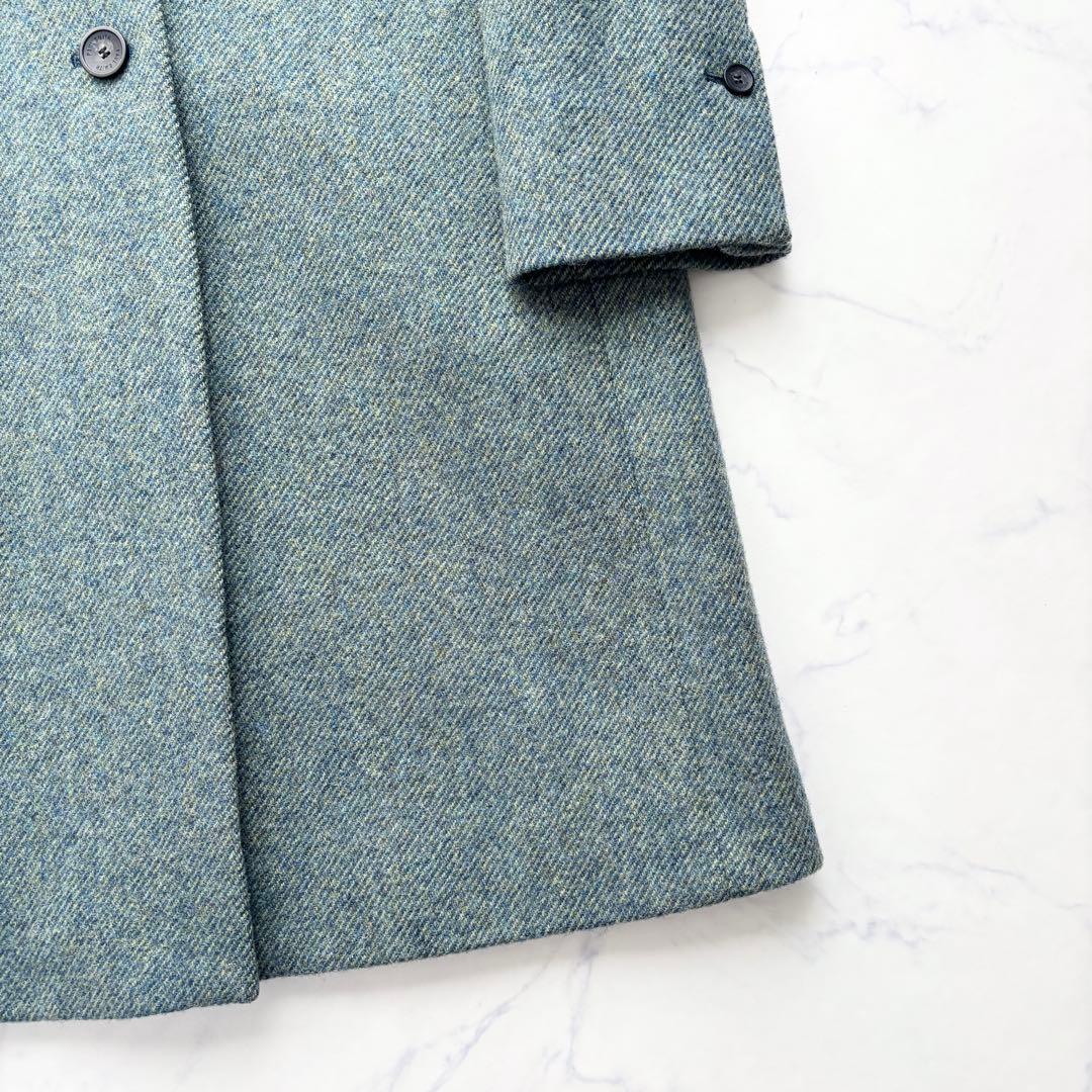 ポールスミス チェスターコート ツイード レディース グリーン 38 M