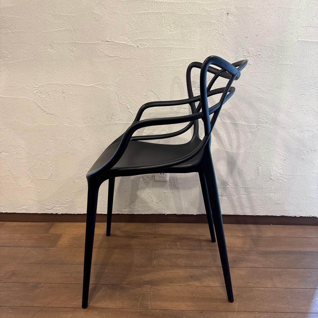 【ゆうゆ♪様々専用】Kartell マスターズチェア ブラック 4脚セット