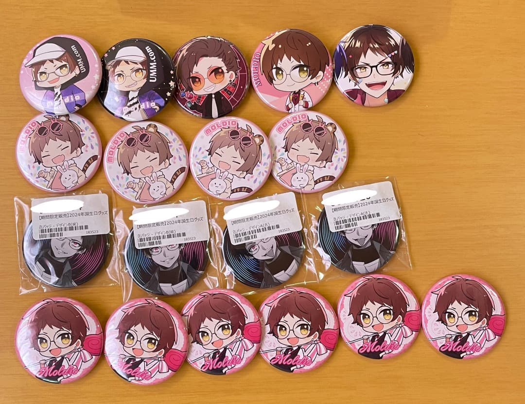 UMM.com 缶バッジ チェキ風カード ネットプリント アクリルスタンド