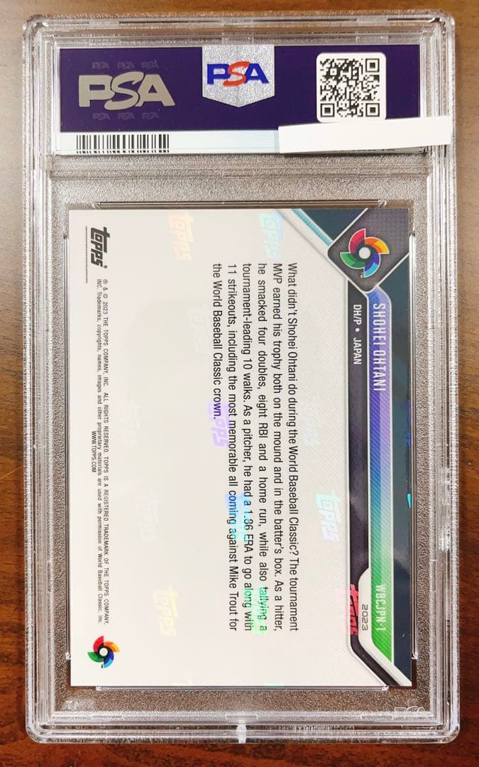 【PSA10】大谷翔平WBC Champions Team 2023