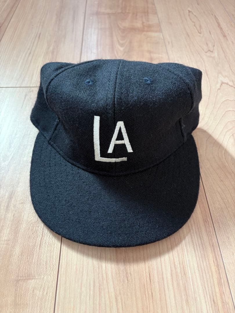 クーパーズタウン　ボールキャップ　ウールフランネル　ネイビー