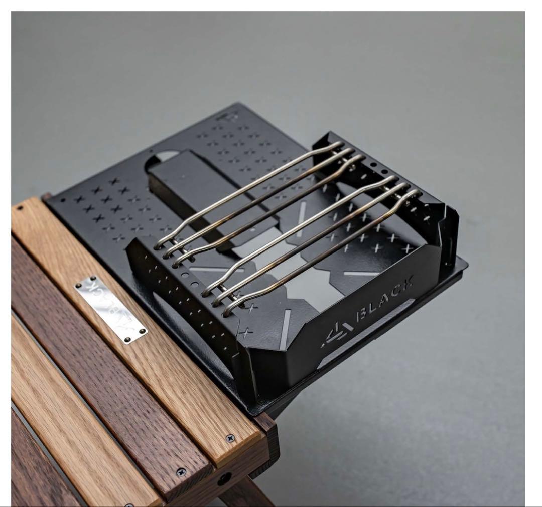 BLACK DESIGNブラックデザインハレテーブルアイアンプレート他フルセット