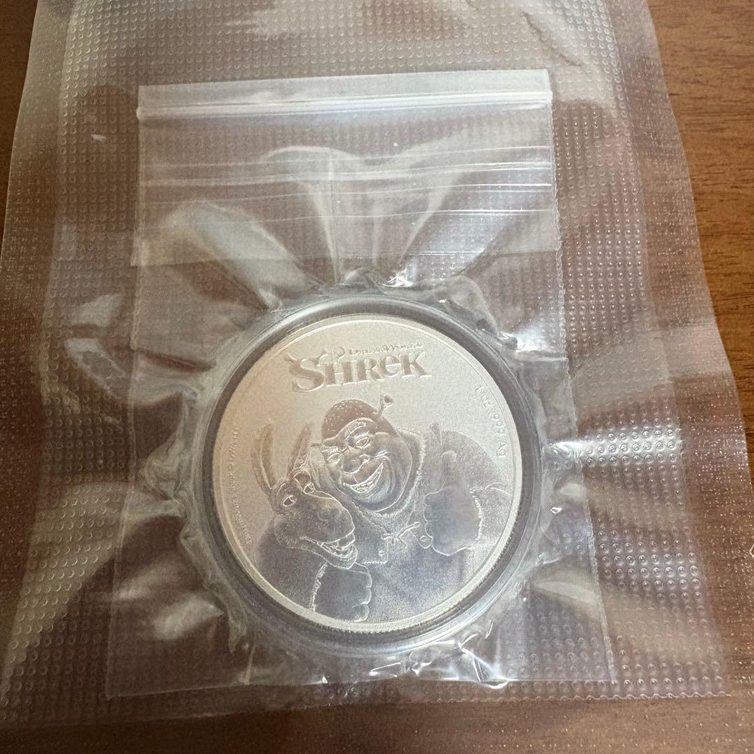 2021年　シュレック誕生20周年　1オンス銀貨