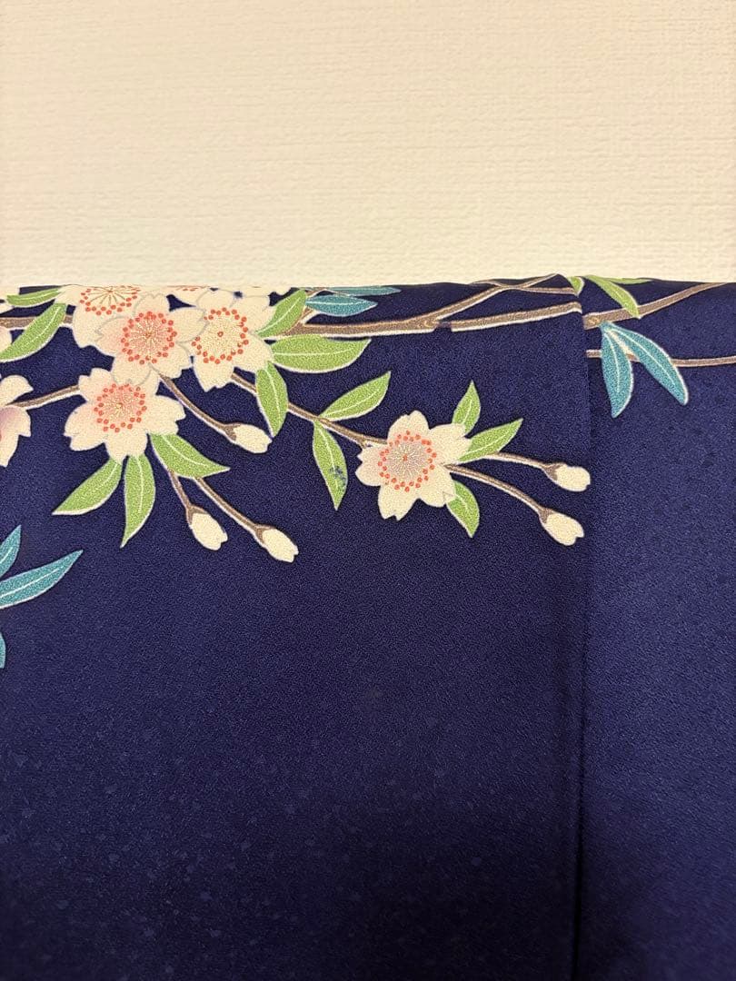 振袖フルセット 紺青 四季花 sMH2512135