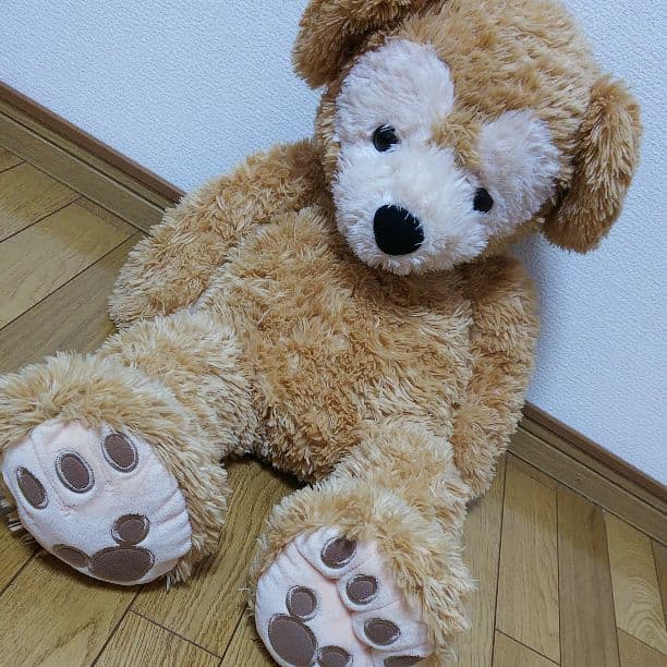 ダッフィー 白タグ 旧L 毛長 レア