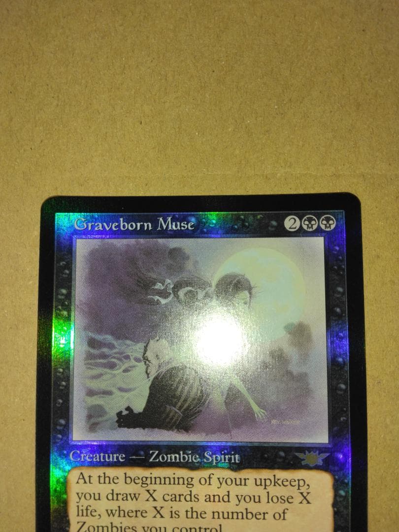 墓生まれの詩神 Graveborn Muse 英語 Foil LGN MTG