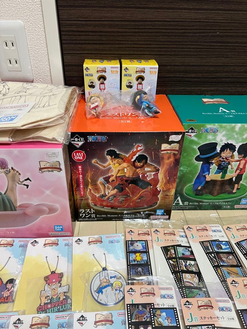 ワンピース　一番くじ　A賞　Ｂ賞　F賞　ラストワン賞　下位賞　セット