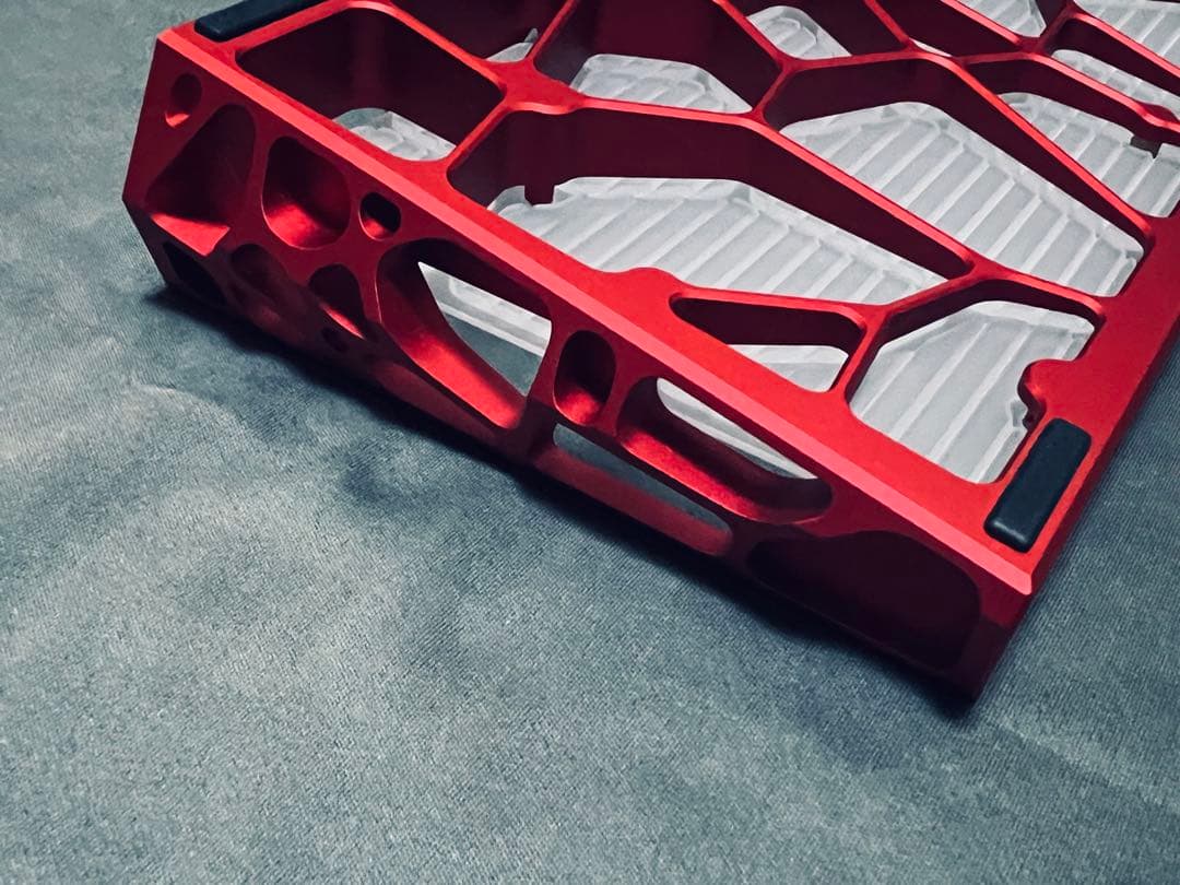 キーボード KBDFans Holy60 Case Anodized Red