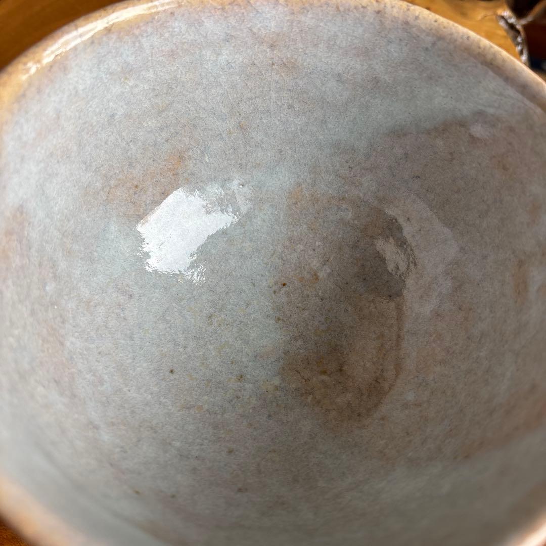 吉岡大眉作　萩焼　抹茶碗 茶道具 共箱