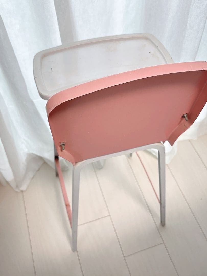 ピンク＆ホワイト♡ヴィンテージ Tinドール or チャイルドチェア