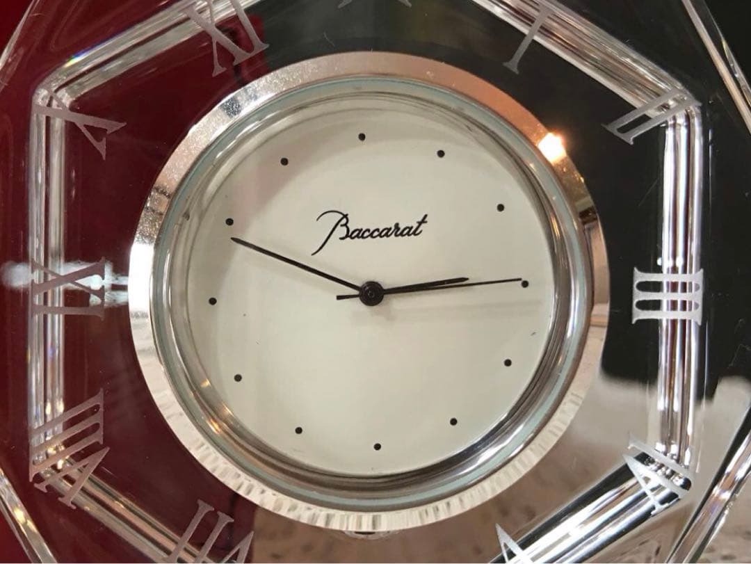 最終値下げ❗️バカラ Baccarat アビス 置時計 電池交換済み