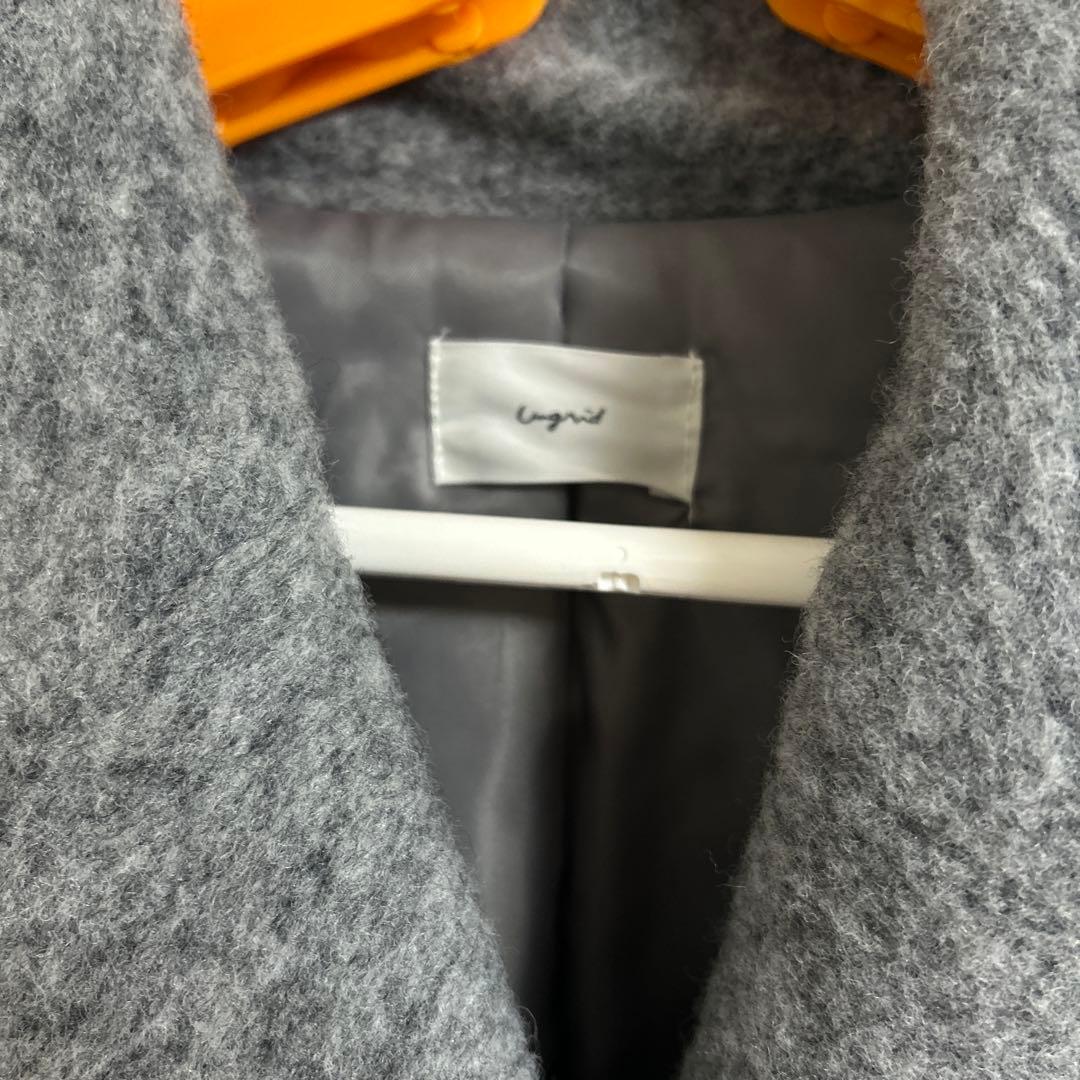 アングリッド/グレー チェスターコート M