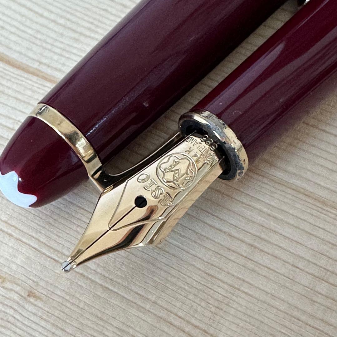 モンブラン マイスターシュテュック 144 ボルドー M（中字） 全金 前期型