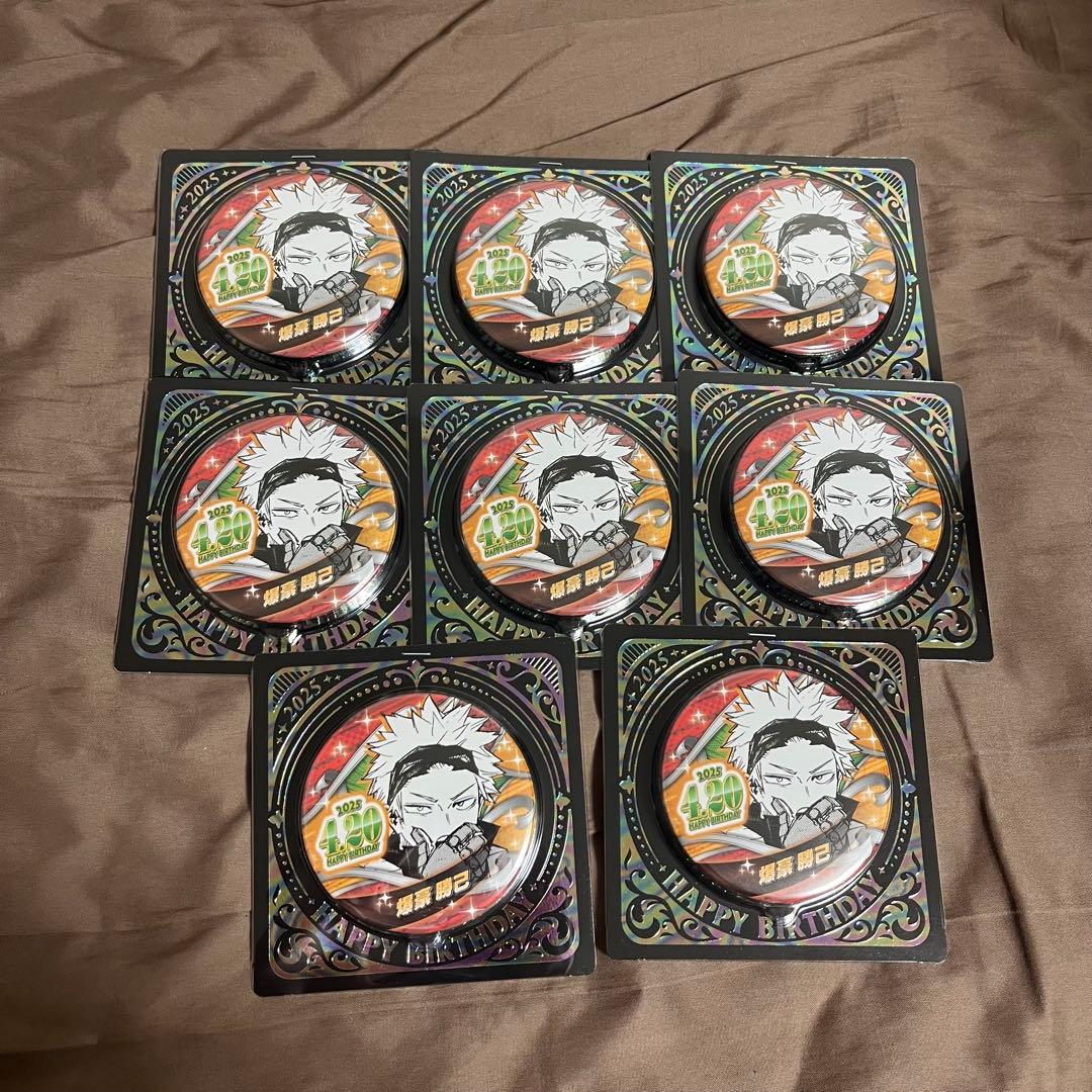 【さく】爆豪勝己バースデー缶バッジ