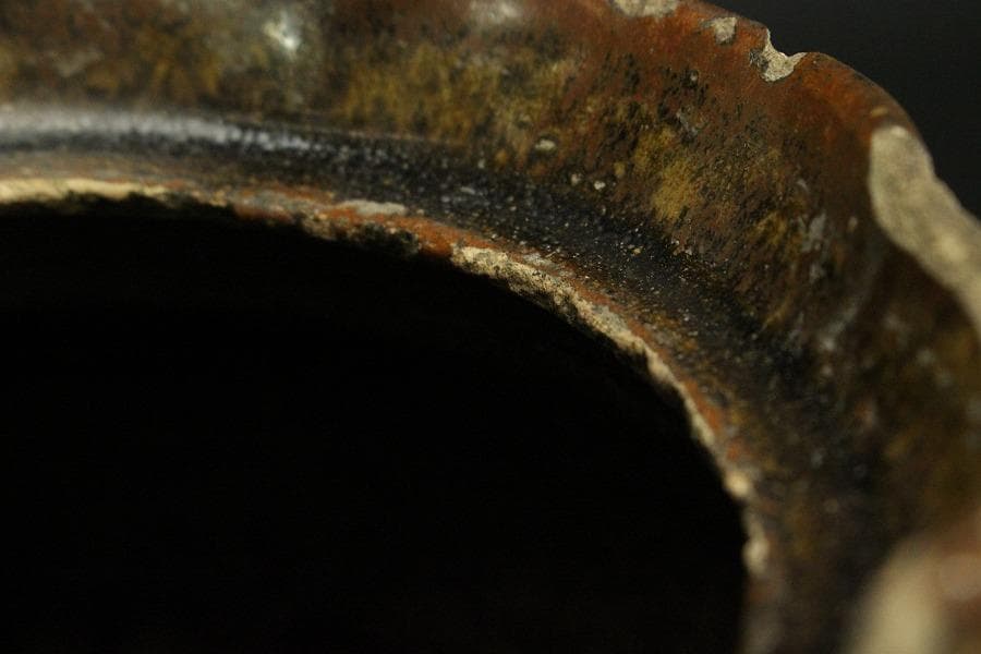 古瀬戸 砂金袋型 水指 茶道具 江戸時代(ZE566)