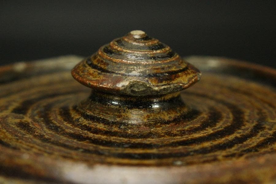 古瀬戸 砂金袋型 水指 茶道具 江戸時代(ZE566)