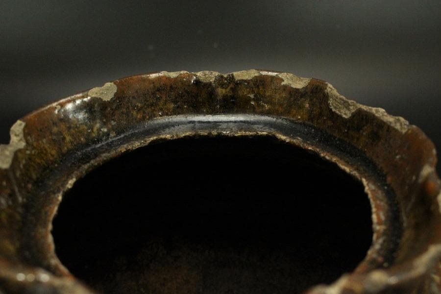 古瀬戸 砂金袋型 水指 茶道具 江戸時代(ZE566)