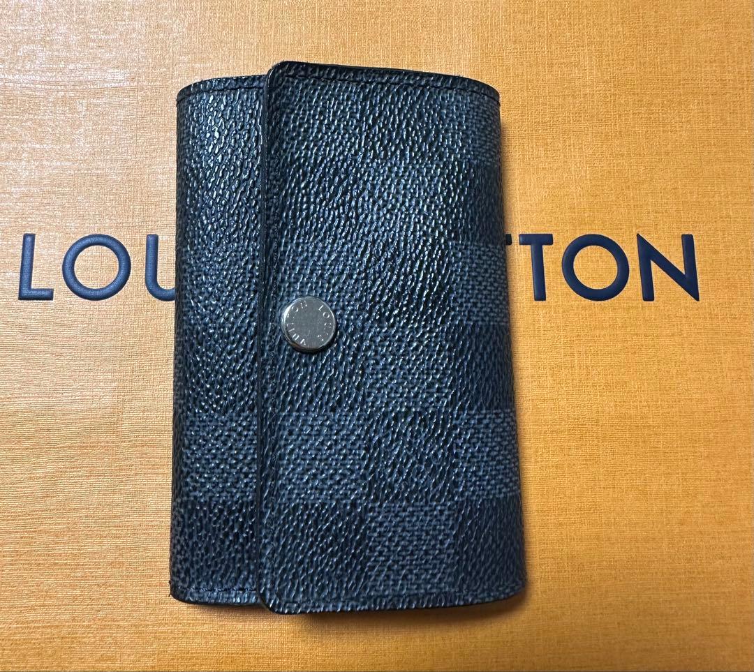 美品ルイヴィトン Louis Vuitton ダミエ レザー 6連キーケース