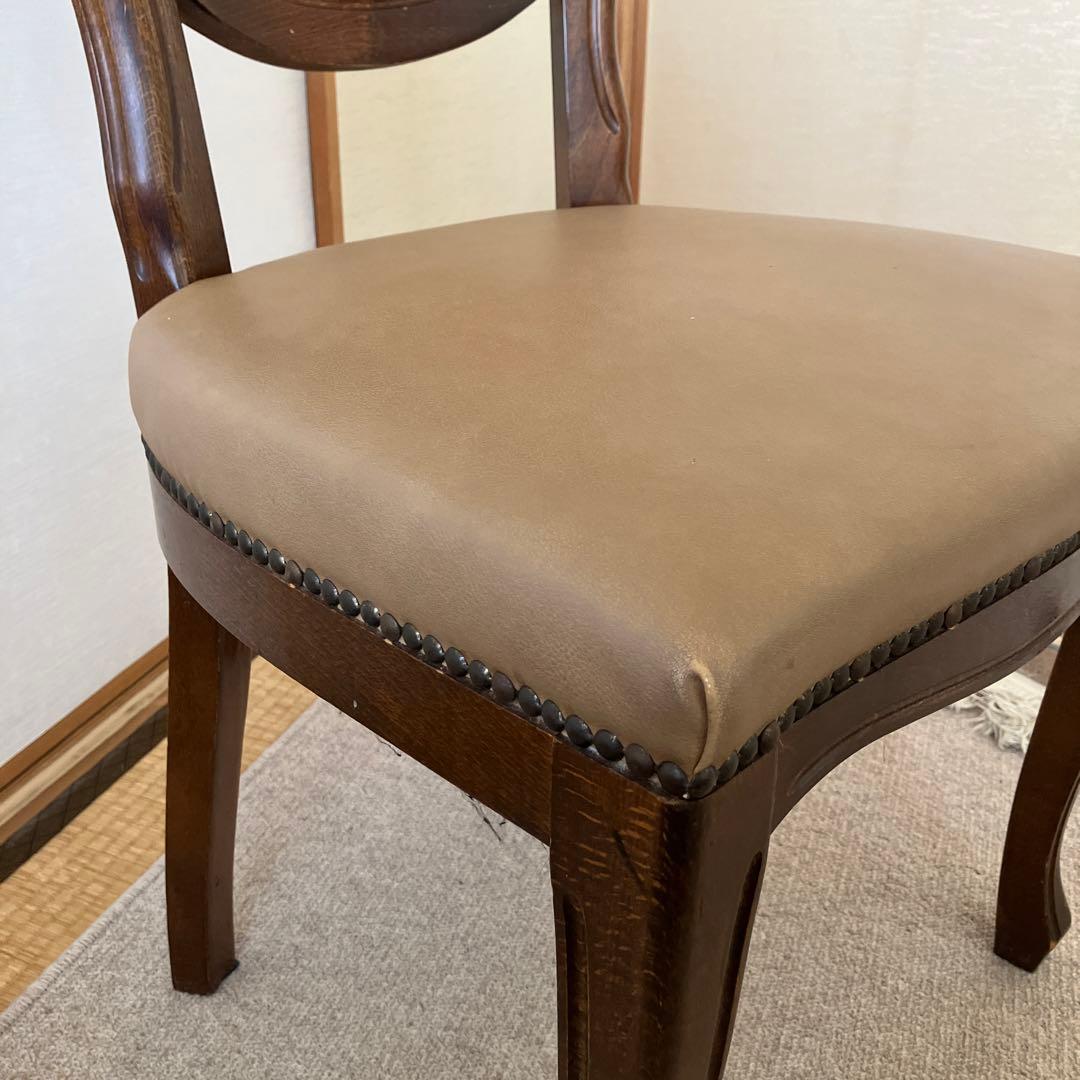 イタリア家具　アンティークダイニングチェア1