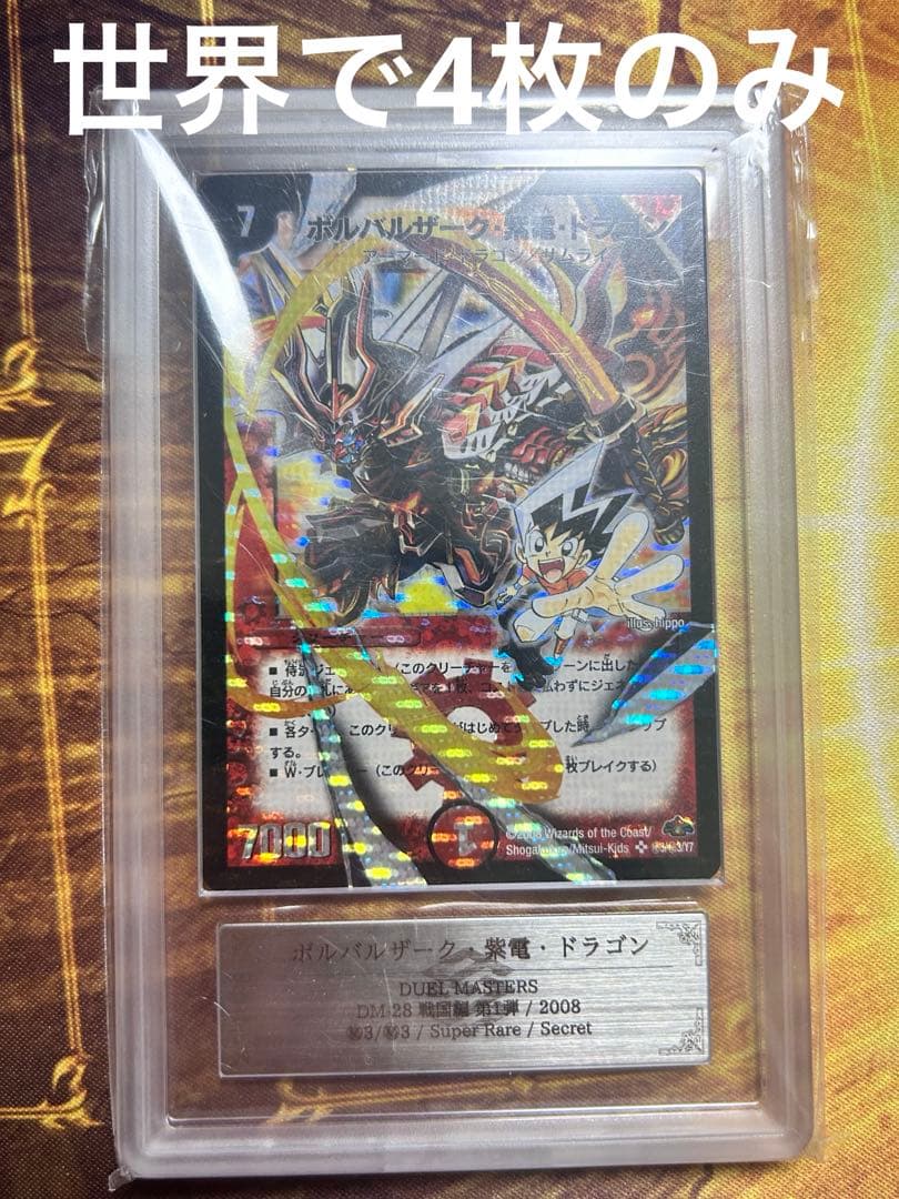 【匿名配送】ars9 ボルバルザーク・紫電・ドラゴン　シークレット