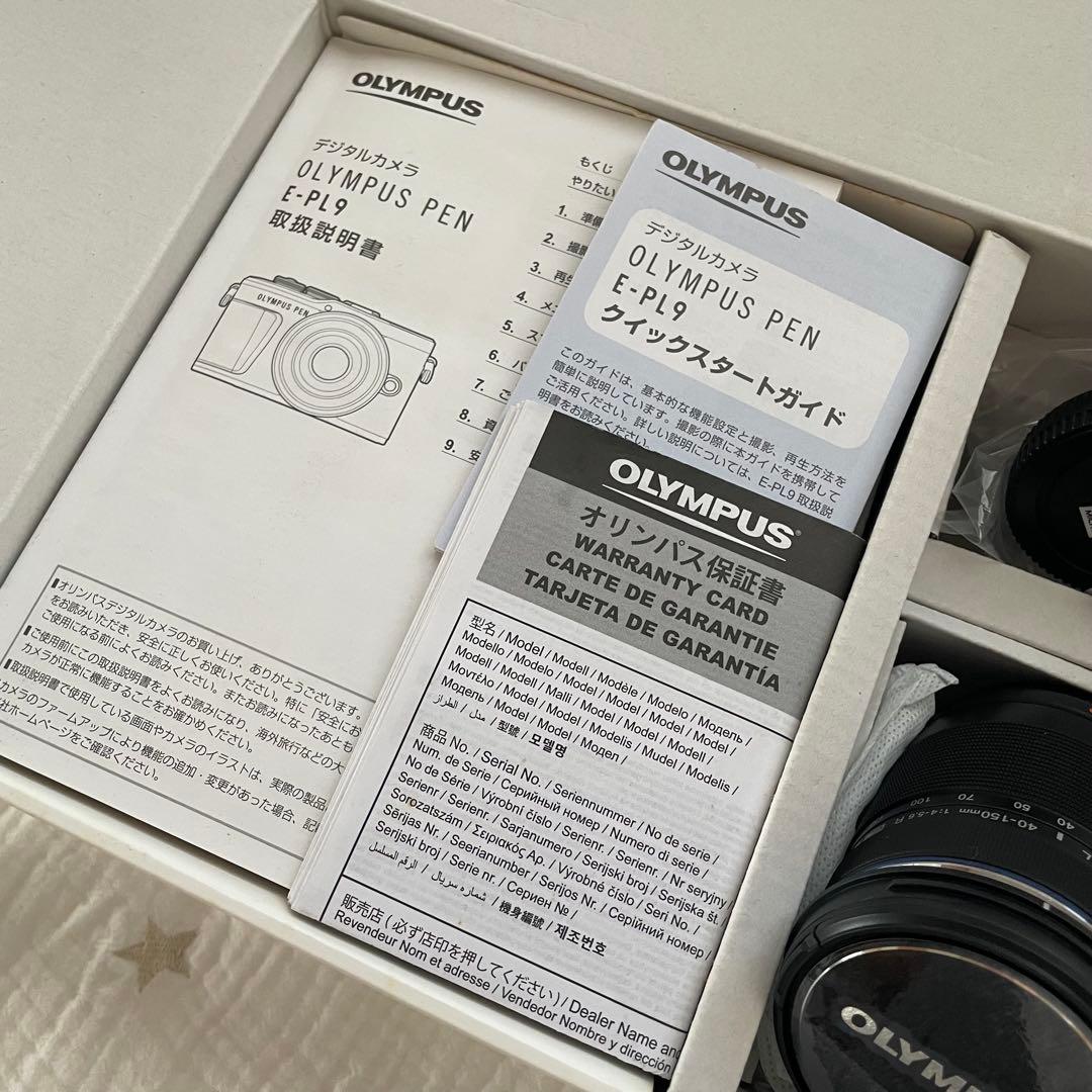 【値下げ！美品】OLYMPUS PEN E-PL9 [ブラック]ミラーレス一眼