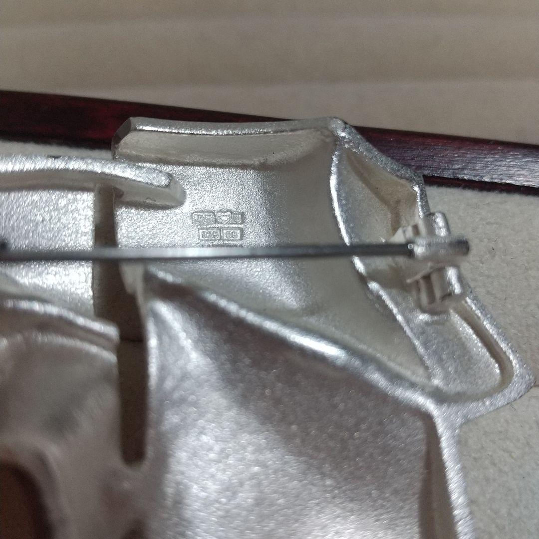 ラポーニア　ヴィンテージブローチ　USED古着　SILVER