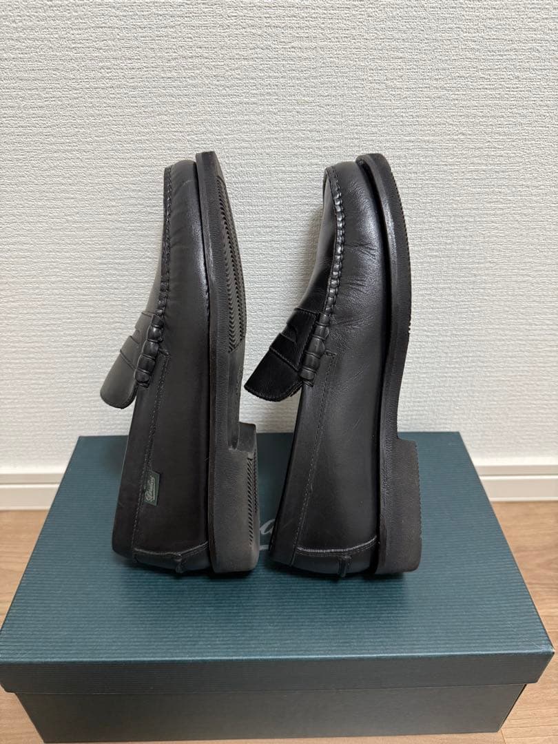 【美品】Paraboot パラブーツ ブライトン ローファー ブラック　uk5