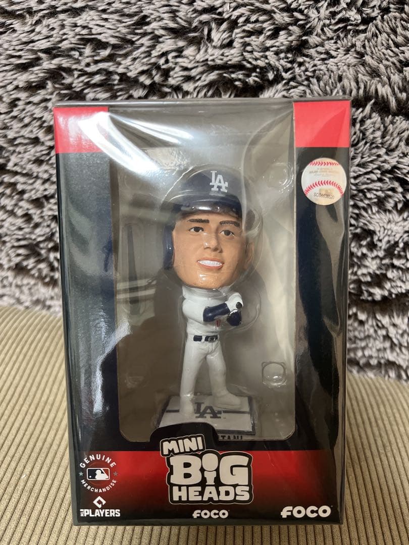 大谷翔平 ボブルヘッド MLB公式 DODGERS ホームユニフォーム 限定
