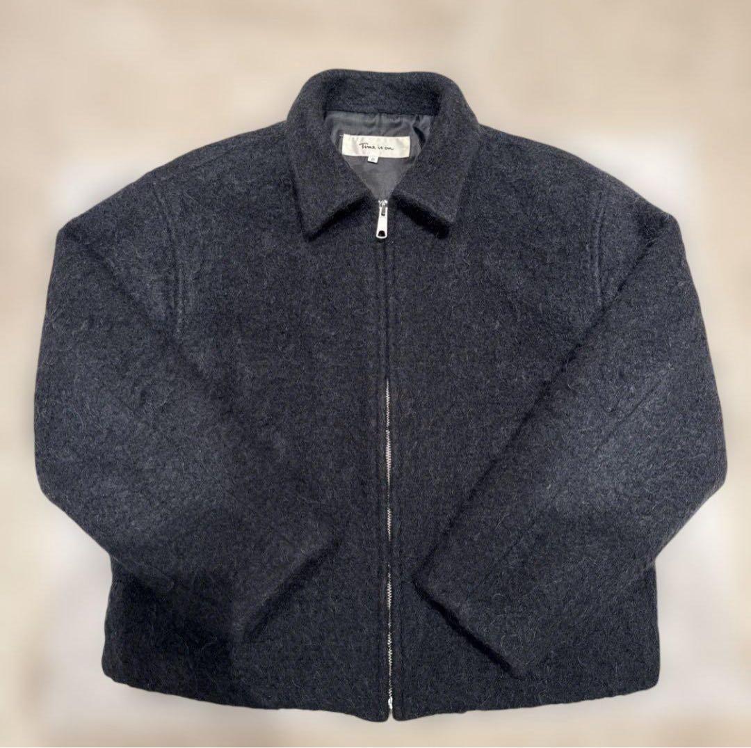 Time is on即完売【SHAGGY MOHAIR JACKET】 サイズ０