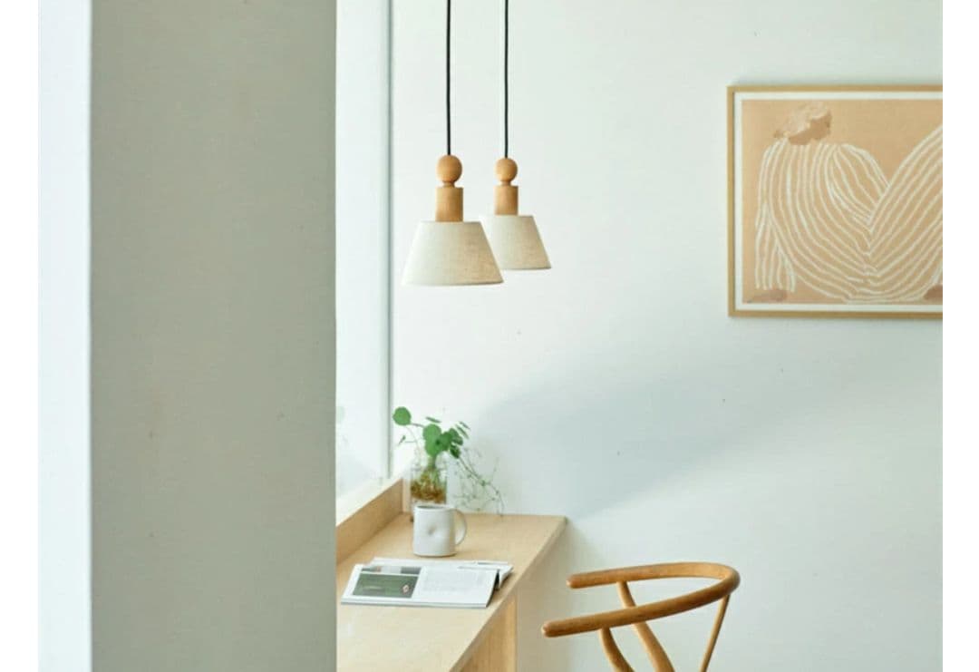 北欧　ナチュラル　ペンダントライト　3個セット