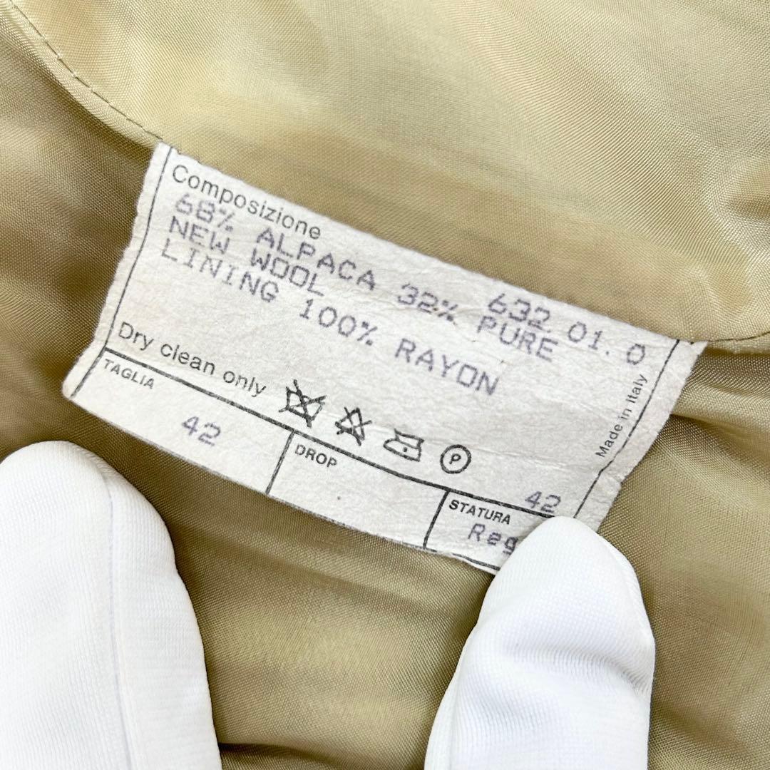 ジョルジオアルマーニ　アルパカ　コート　レディースM〜Ｌ　ライトブラウン　希少