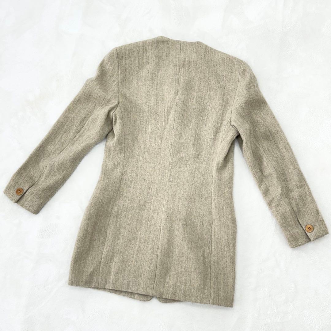 ジョルジオアルマーニ　アルパカ　コート　レディースM〜Ｌ　ライトブラウン　希少