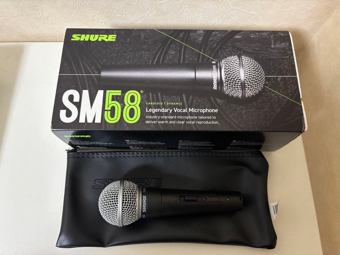 AG03 & SM58 &マイクアーム(マイクケーブル&ポップガード付属)