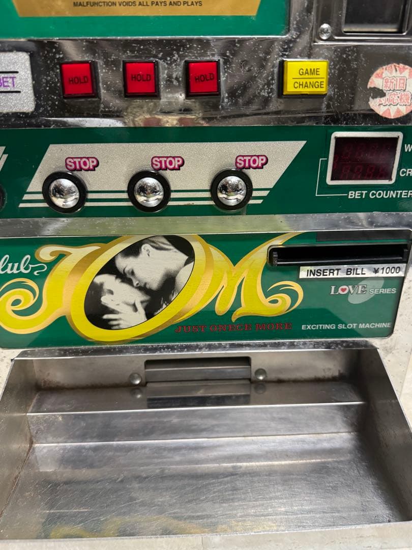 【レア希少】卓上ミニスロットマシーン LOVEシリーズ JOMレトロ卓上ゲーム機