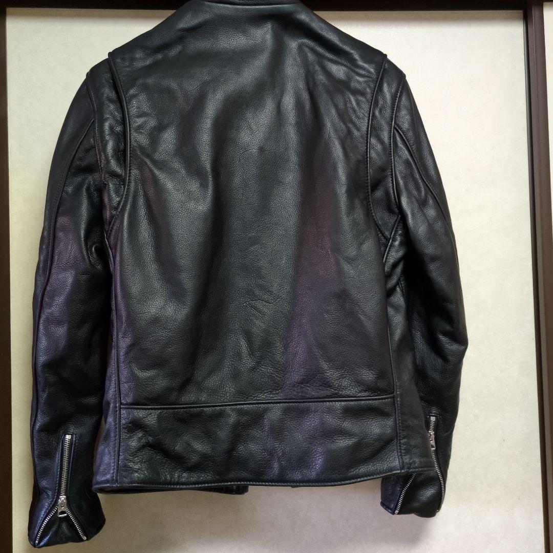 Schott ブラック シングルライダースジャケット サイズ40