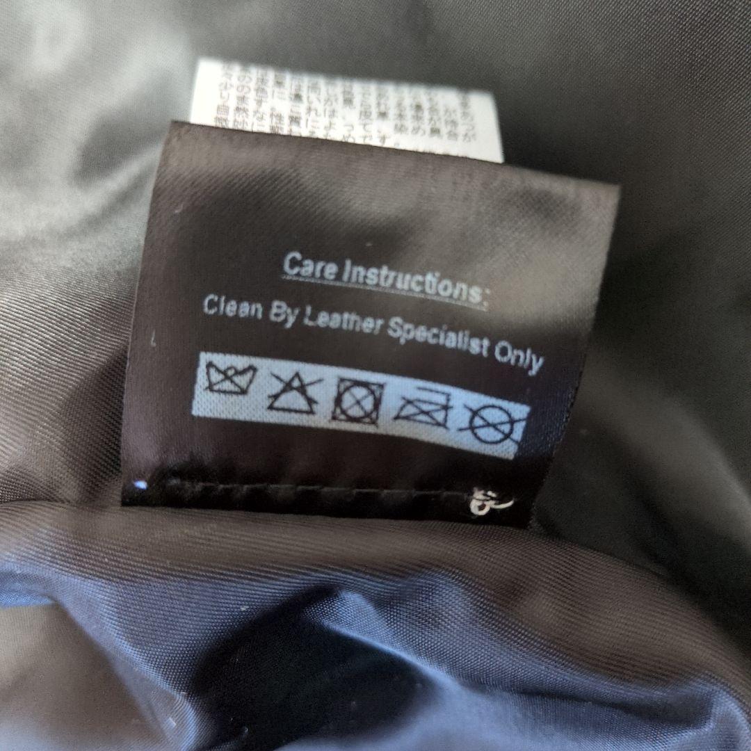 Schott ブラック シングルライダースジャケット サイズ40