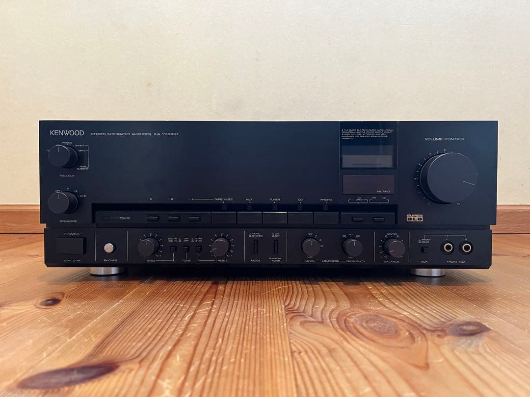 【マツダマン】KENWOOD プリメインアンプ　KA-1100SD 通電確