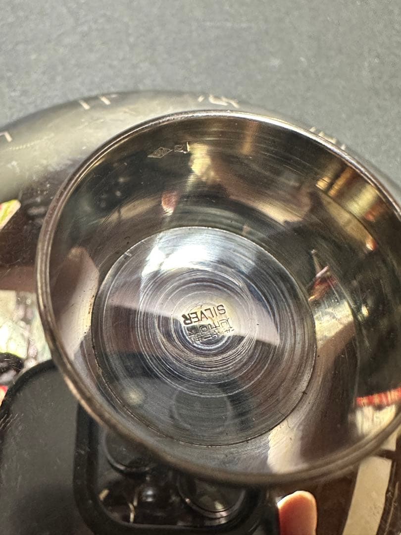 純銀 盃 3点 合計133グラム