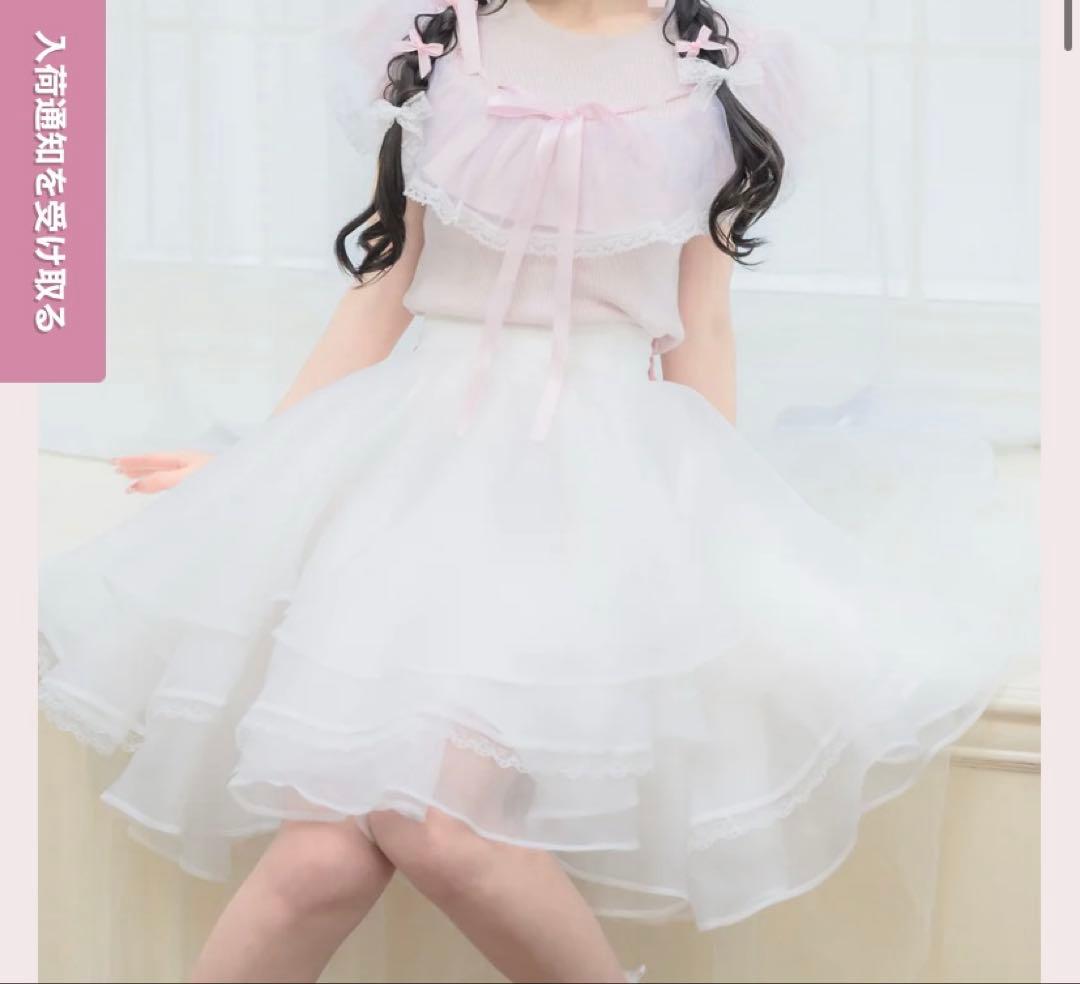 Fairy dress up sheer スカート