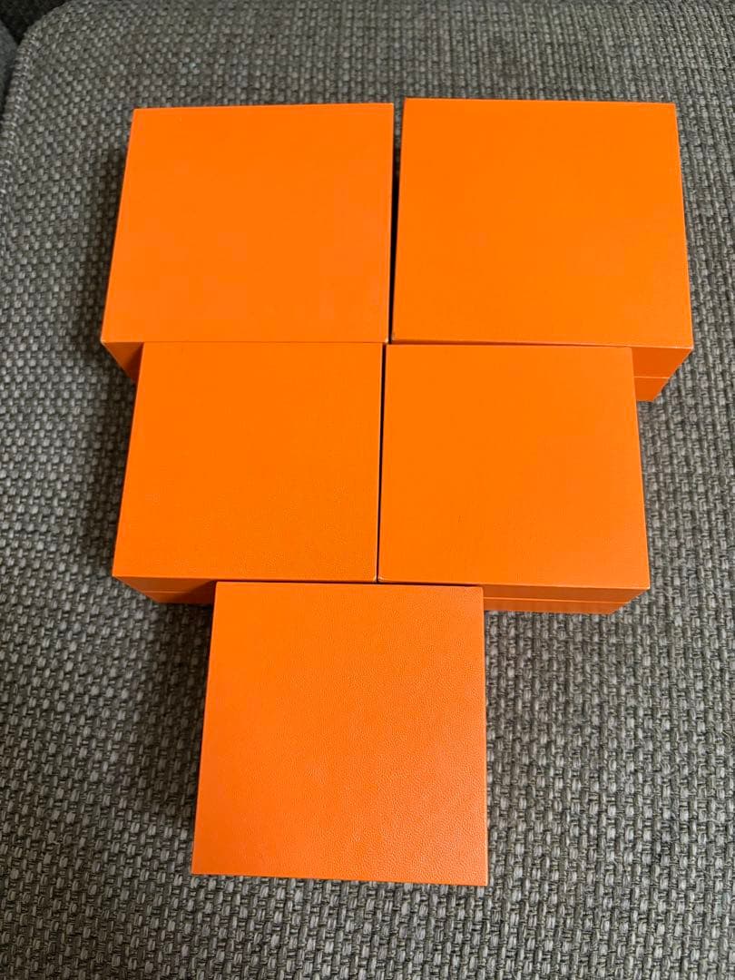 正規品　美品エルメス アクセサリーネックレスなど　まとめて空箱ケース5セット