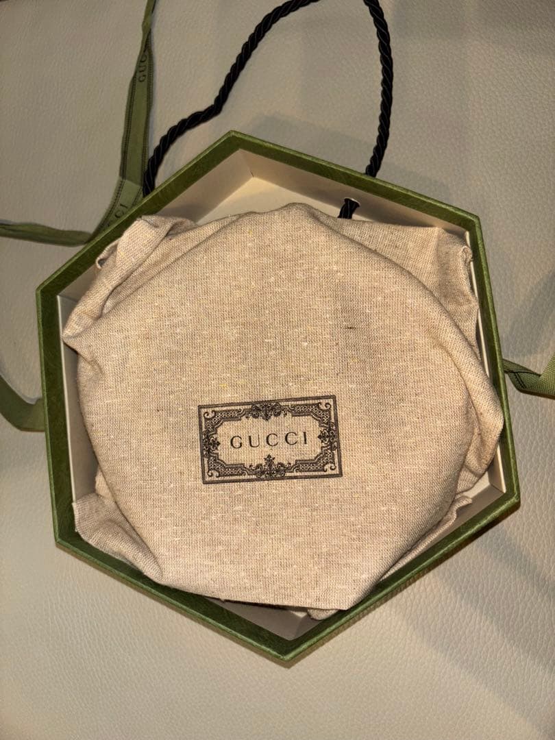 GUCCI インターロッキングG ペット 愛犬 首輪 レザー ブラック L 新品