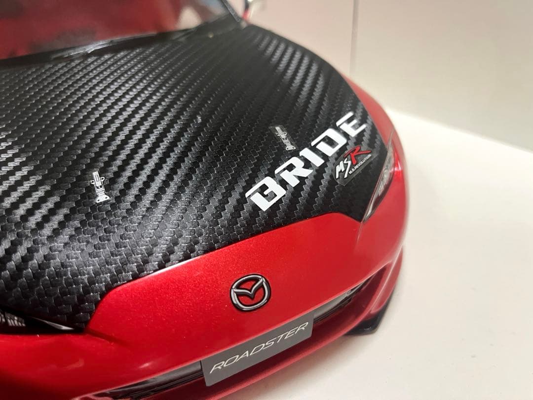 ラジコン 1/10 タミヤXB マツダ ロードスター レッドボディとタイヤセット