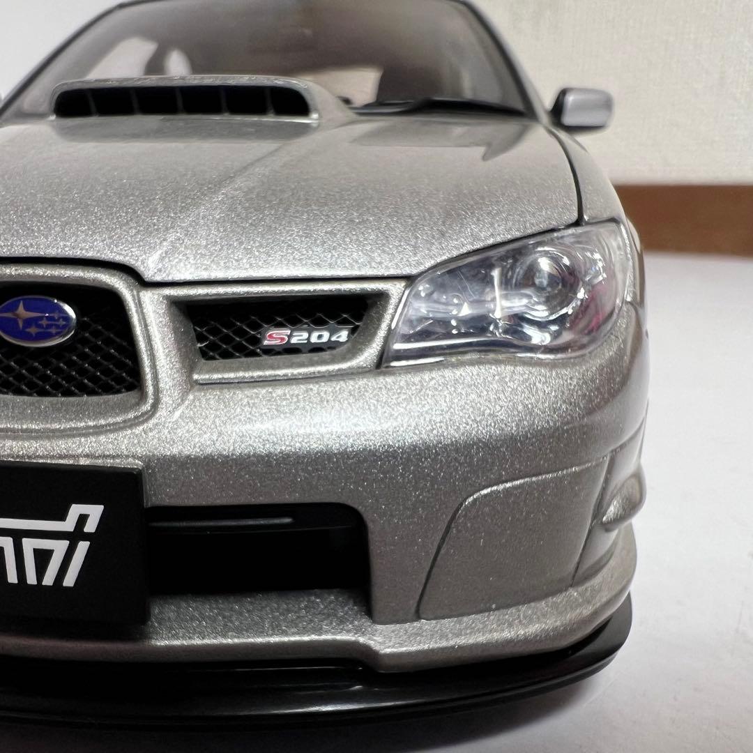 1/18オートアート　スバル　インプレッサWRX STi S204