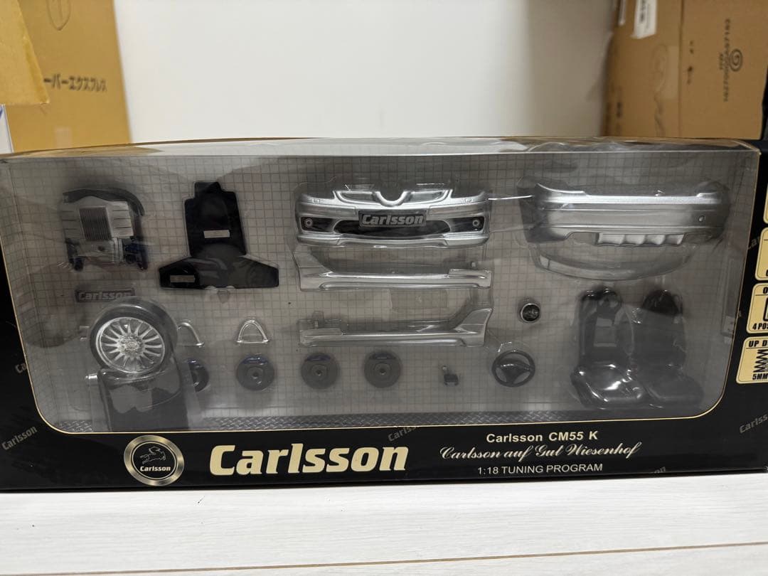 ホットワークス 1/18 メルセデスベンツSLK R171 2点セット 現状品