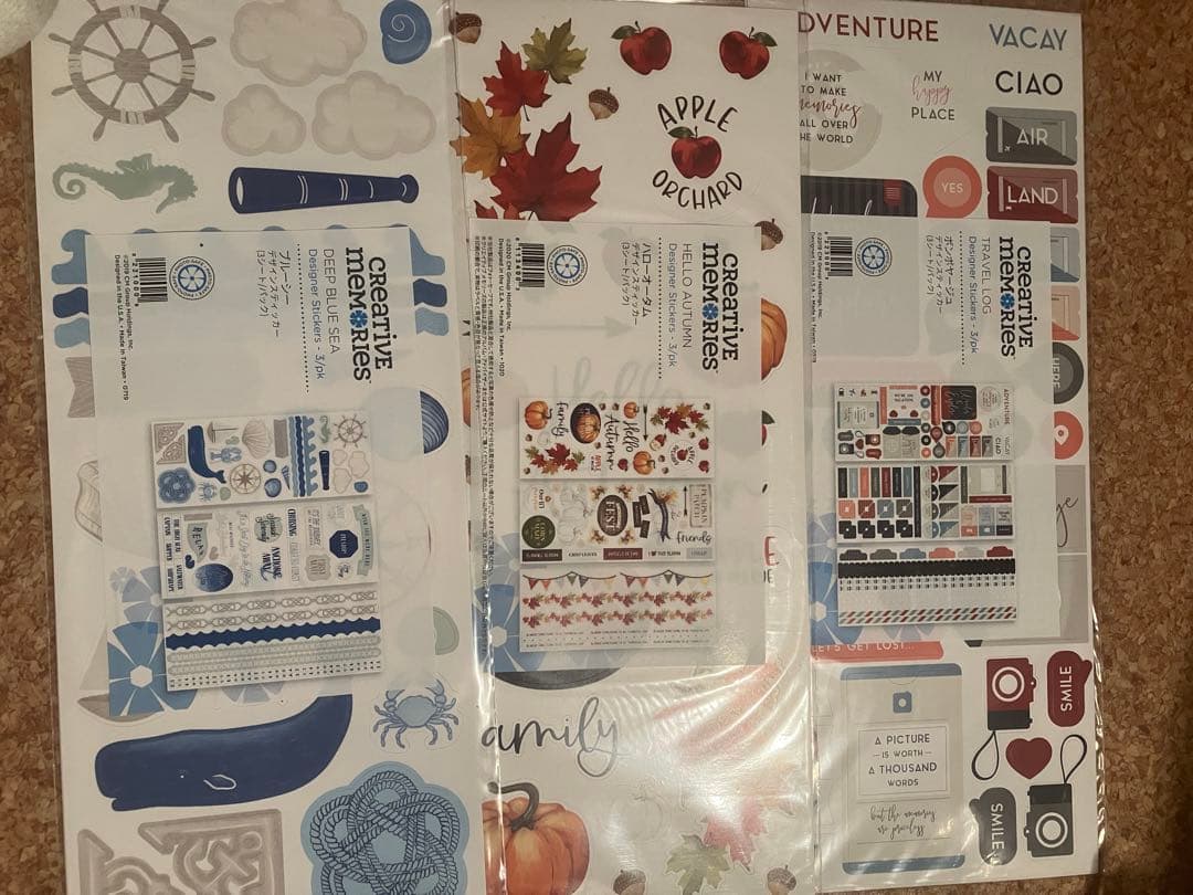 クリエイティブメモリーズ スティッカーなど色々　ピクチャーデイズ⭐️未対応多々あり