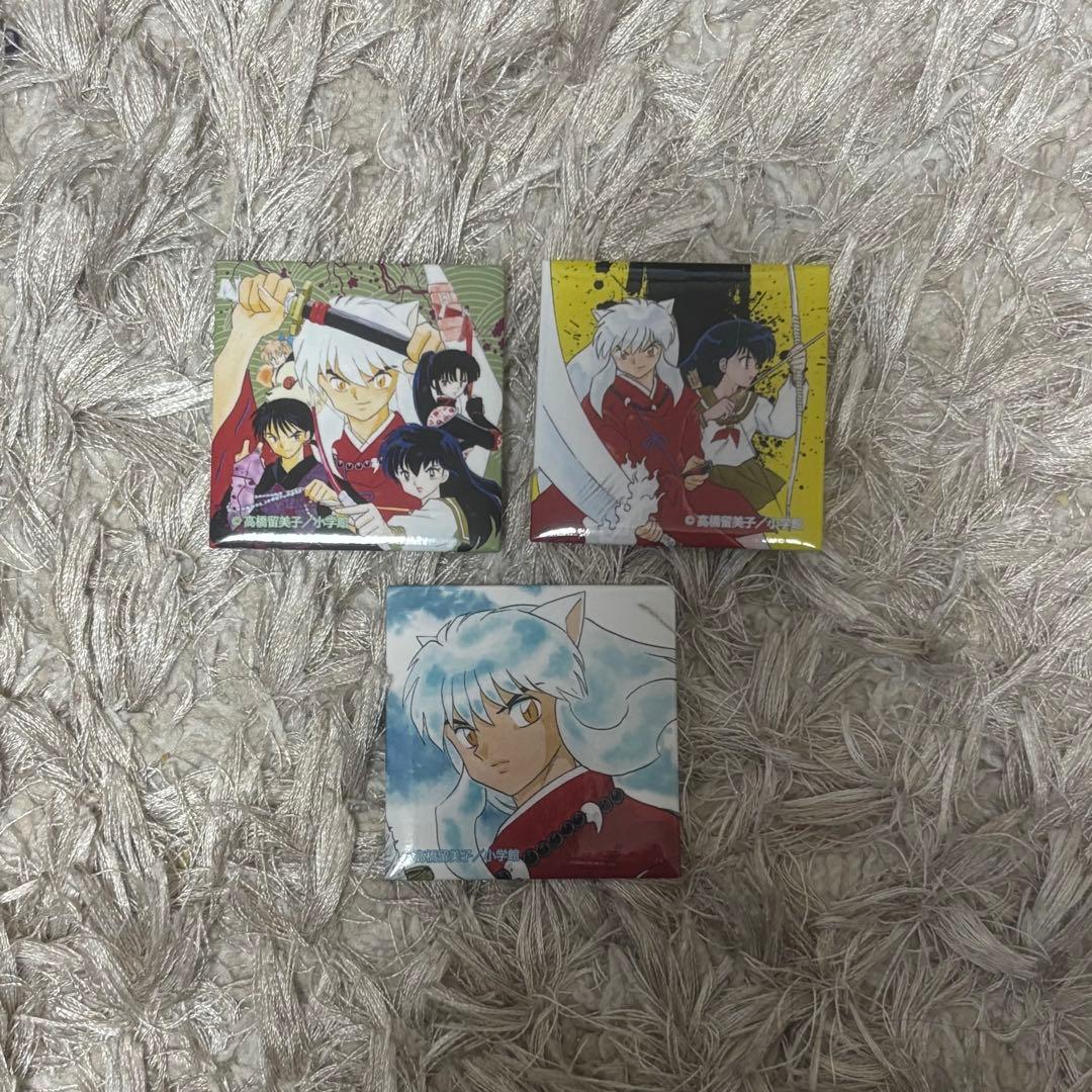 犬夜叉 スクエア缶バッジ 缶バッジ