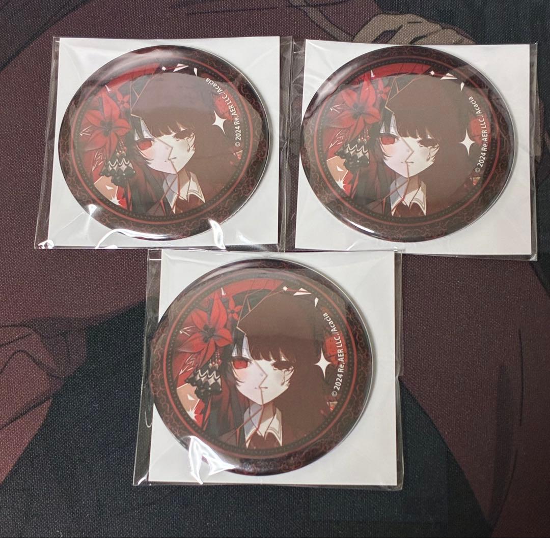 魔法少女ノ魔女裁判　まのさば　くじメイト　缶バッジ　二階堂ヒロ　3個